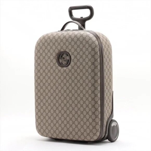 Gucci Tom Ford Canvas Y2K GG Leather Carry On Compliant Suitcase - Picture 1 of 13